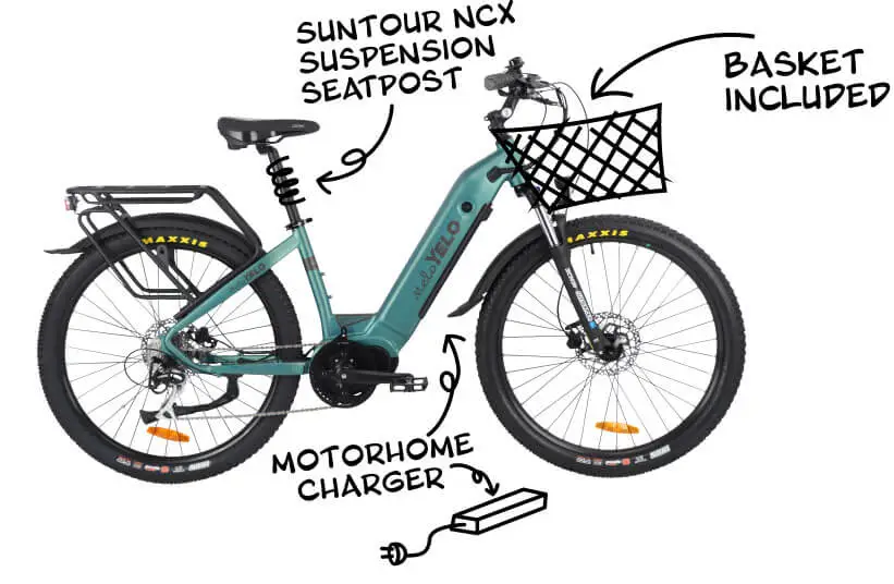 Bike and text