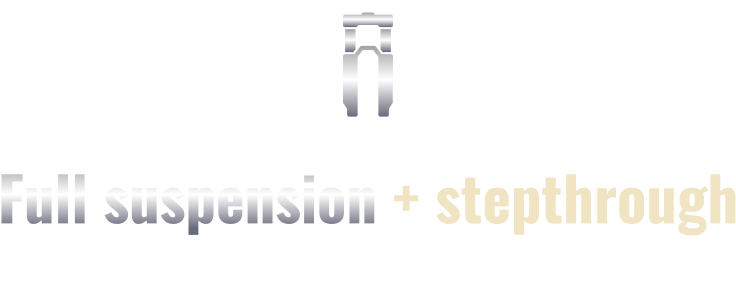 Full suspension + stepthrough