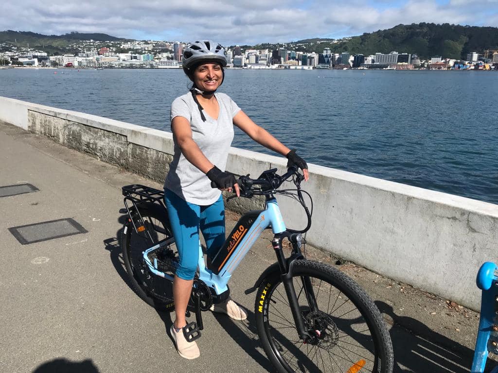 MeloYelo SuperLite ebike in Wellington, ideal for shorter riders