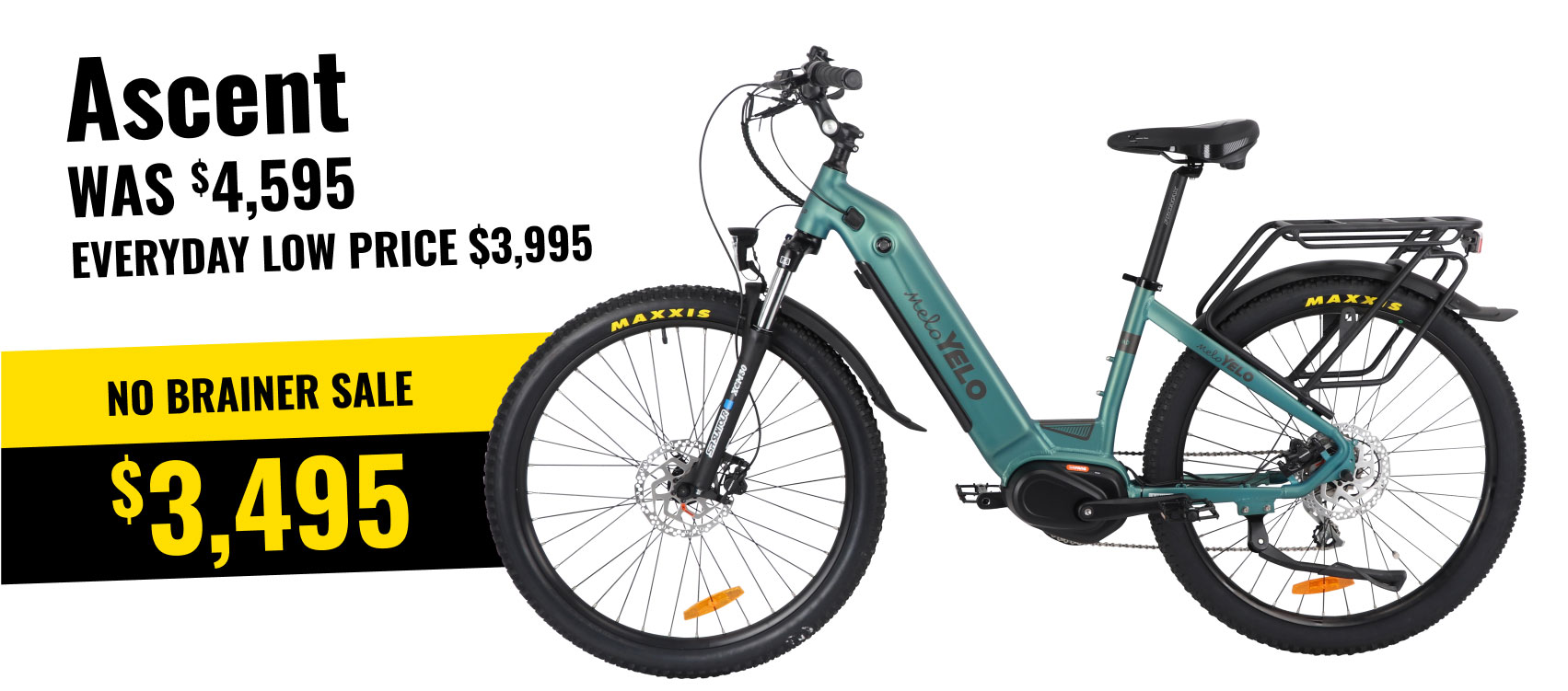 Ascent No Brainer eBike Sale - now $3,495