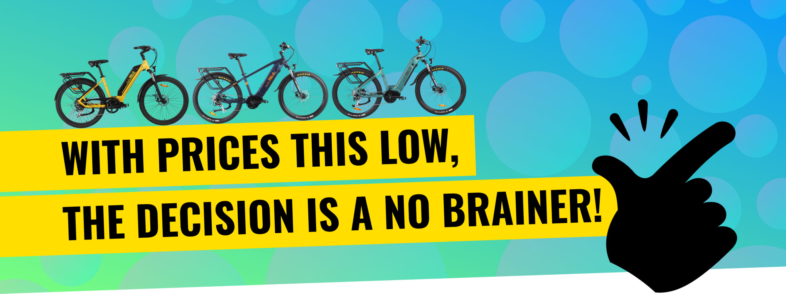 No Brainer eBike Sale header image