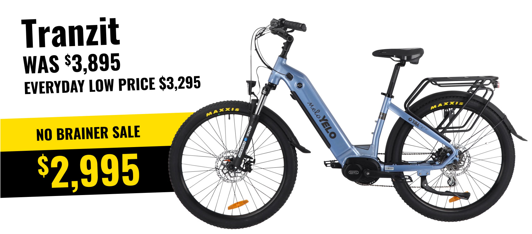 Tranzit No Brainer eBike Sale - now $2,995