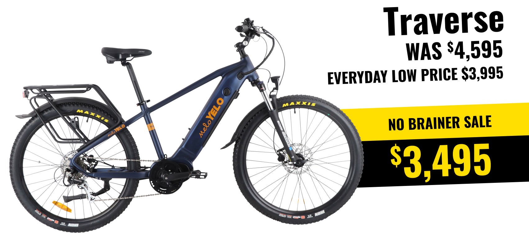 Traverse No Brainer eBike Sale - now $3,495