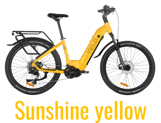 Ascent 3 Electric Bike - Sunshine yellow
