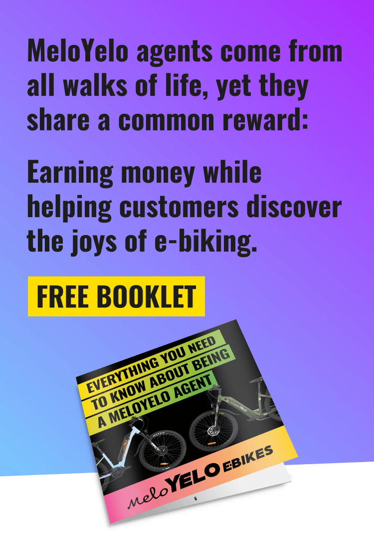 MeloYelo agents come from all walks of life, yet they share a common reward: Earning money while helping customers discover the joys of e-biking.