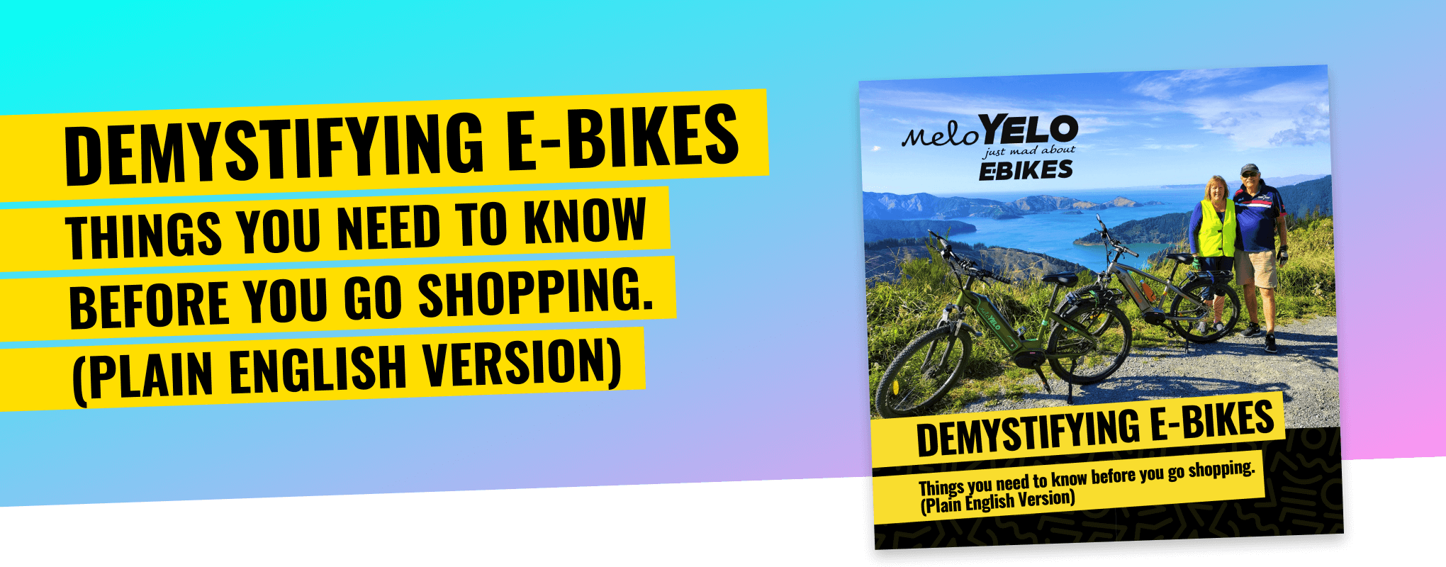 Demystifying e-bikes. Things you need to know before you go shopping. (plain english version)